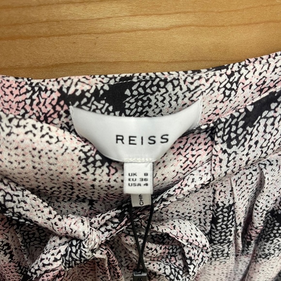 NWT REISS Jonah-Circle Printed Flip Skirt - US 4 - Picture 6 of 7